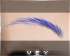 |V| Real blue eyebrows