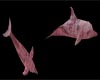 Anim.Pink Dolphins 4pos