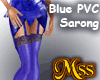 (MSS) Blue PVC Sarong