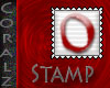 Red O Stamp