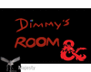 Dimmy's room door sign