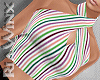 Purple Stripe Halter Top