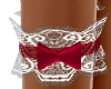 Garter REd w/Lace