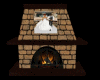 weding pict fireplace