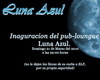 Luna Azul Invitacion