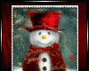 Cute Framed Snowman