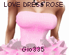 [Gi]LOVE DRESS ROSE