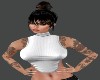 !R! Tatt'ed White Halter