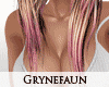 Blond pink black hair 1