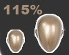 SCALER HEAD 115 %