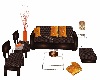 Cuddle Couch Set Brown