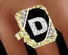 Diamond & Gold Ring "D"