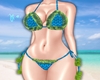 Blue Knitted Bikini