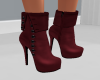 Booties Deep Red
