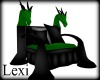 green/blk Dragon Seat