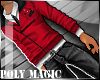 giacca tranc red + jeans