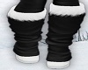 Blk/Whi Xmas High Boots