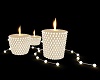 ~CR~Pearl Candles Decor