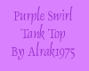 Purple Swirl Tank Top