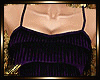 BLACK & PURPLE MINI DRES