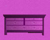 Purple dresser