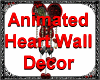 Animated Heart Rose Wall