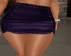 Purple Leather Skirt