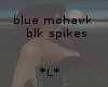 *L* blue mohawk blk 