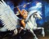 Warrior with Pegasus