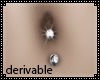 Derivable Belly Piercing