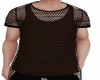 brown punk shirt