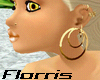 F> Gold Multi Earrings