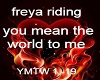 freya riding ymtw 1-19