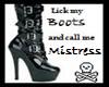 Mistress  boots