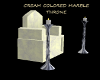 (AL)Cream Marble Throne