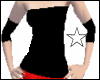 Long Blk Armband Top!~