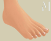 Natural Nails Bare Feet