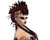 Black/Red Mohawk Vamp