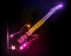 neon guitar pic 2 sided