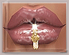 llY4ll Gold Ring Lips