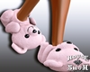 *HS Pink Bear Slippers