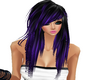 Black and purple hair