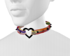 V+ Heart Choker Pink V2