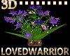 3D Flowers on Stand