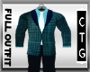 CTG BLAZER AND PANT TEAL