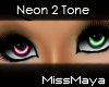 [M] Neon 2 Tone Pk-Grn
