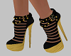 Black/Gold High Heels