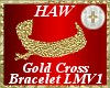 Gold Cross Bracelet LMV1