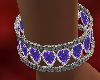 Purple diamond bracelet