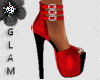 *G* Crystal Red Pumps